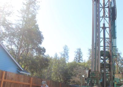 view of a well drilling machine