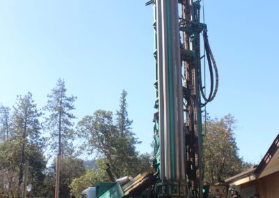 view of a well drilling machine